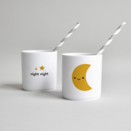 veel plezier Aja Conflict Buddy and Bear witte beker Maan | Buddy and Bear | Things We Love | Dé  webshop for stylish moms & kids