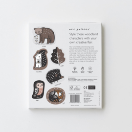 Wee Gallery | Rijgkaarten / Lacing Cards - Woodland Animals