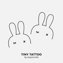 BoPoMoFo | Water print tattoo BunnyEar