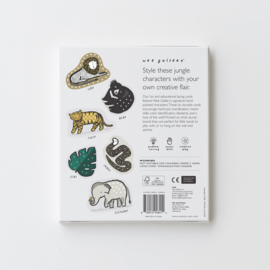 Wee Gallery | Rijgkaarten / Lacing Cards - Jungle Animals