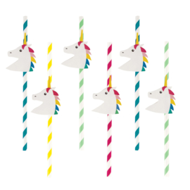 My Little Day rietjes Unicorn/Eenhoorn (12 stuks)