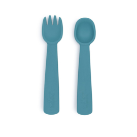 We Might Be Tiny | Feedie Fork & Spoon (Petrol)