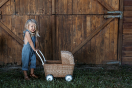 Olli Ella Strolley poppenwagen én boodschappenwagen - Naturel