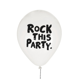 VanPauline | Ballonnen Rock This Party (8 stuks)