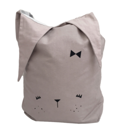 Fabelab Opbergzak speelgoed Bunny Mauve (40 x 60 cm)