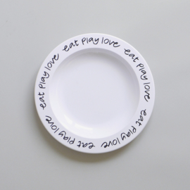 Buddy and Bear melamine bord Eat Play Love