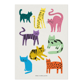 Studio Rainbow Prints - A4 poster Poezen