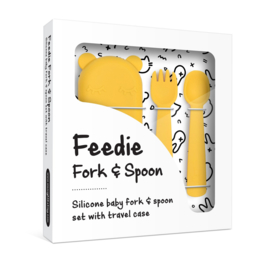 We Might Be Tiny | Feedie Fork & Spoon (geel)
