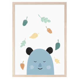 Mini Learners – Poster Sleepy Bear (A3)