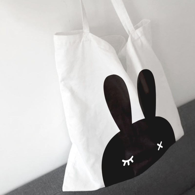 BoPoMoFo | Shopper Bunnyear (wit)