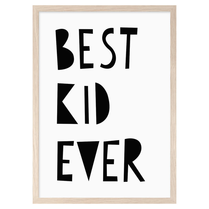 Mini Learners – Poster Best Kid Ever (A3)