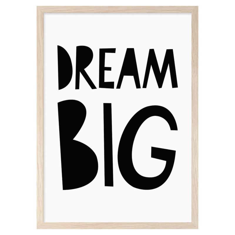 Mini Learners – Poster Dream Big (A3)