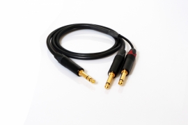 Mogami  TRS Jack - 2 x TS Jack Y split kabel vanaf 1 m