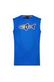 Tygo & Vito boys singlet Daan kobalt blauw