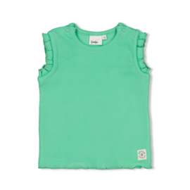 Feetje singlet rib groen Picknick Perfect