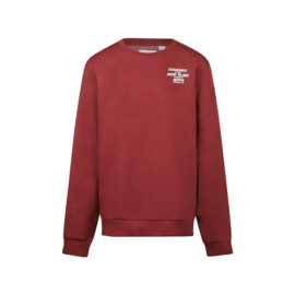No Way Monday sweater Burnt russet