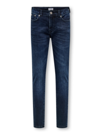 Only & Sons Weft regular jeans blue black denim