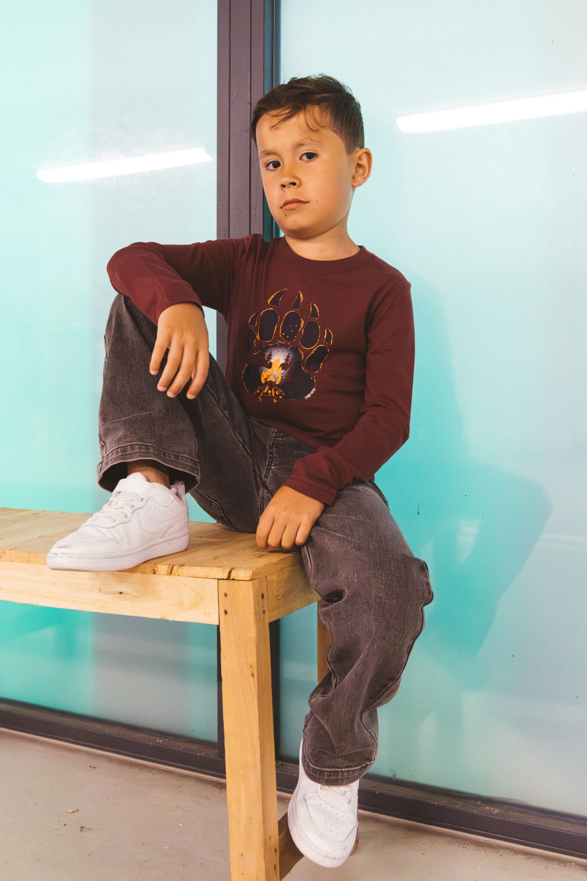 Tygo & Vito longsleeve Max Maroon