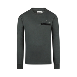 No Way Monday t-shirt ls army green