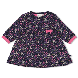 Feetje jurk aop  Midnight Flowers