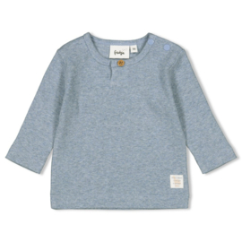 Feetje longsleeve indigo A-roarable