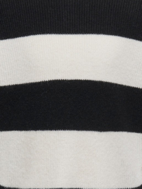Kids ONLY Franca short knitted stripe black