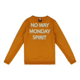 No Way Monday sweater rusty brown