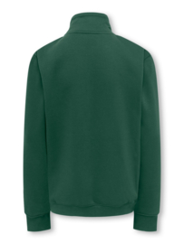 Only & Sons Curated half zip sweater pineneedle