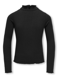 Kids ONLY longsleeve rib kogFransiska black
