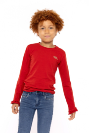No Way Monday t-shirt ls red