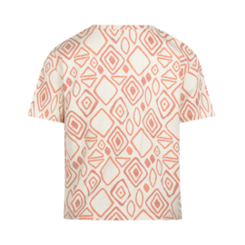 Koko Noko t-shirt loose fit offwhite