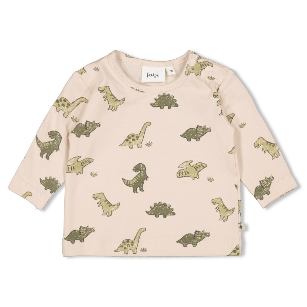 Feetje longsleeve aop offwhite Rawrsome