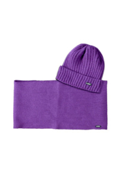 B.nosy set sjaal en muts purple