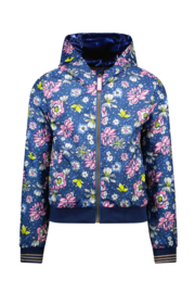 B.nosy zomerjas jacket blue flowers