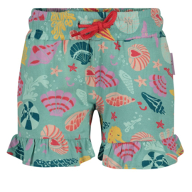 Jubel short aop jade groen Lazy Lagoon