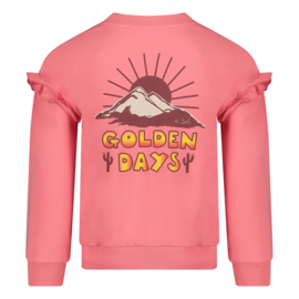 Jubel sweater backprint Salsa Sunset