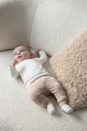 Feetje broek rib zand Sparkle