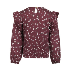 Koko Noko blouse eggplant