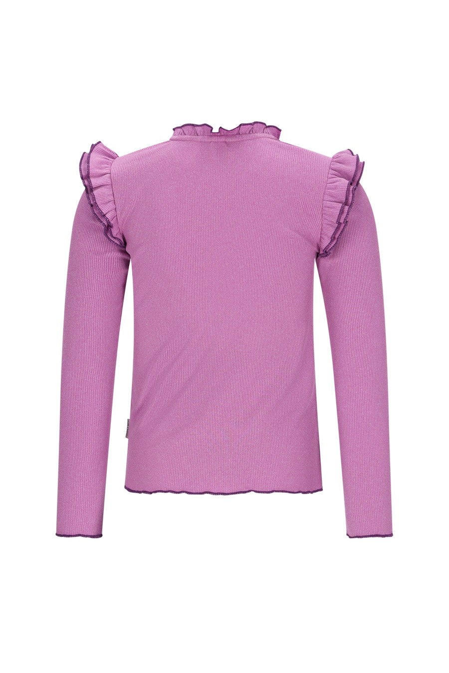 B.nosy girls Tonya top with ruffles violet