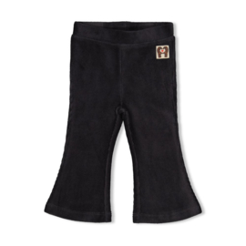 Feetje flared broek rib antraciet City Chic