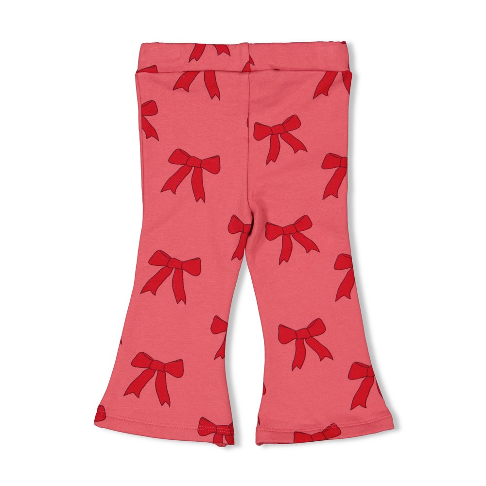 Feetje flare broek aop Queen of Hearts