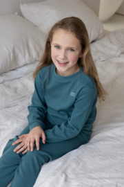 Feetje Wafel pyjama autumn special petrol
