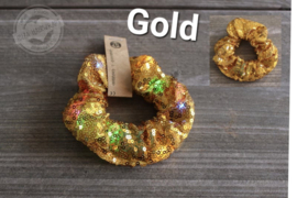 Led Scrunchies pailletten