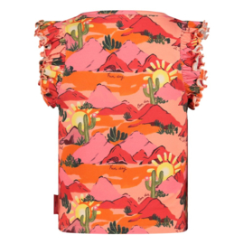 Jubel t-shirt aop zalm Salsa Sunset