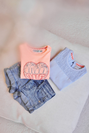Dirkje t-shirt bright peach