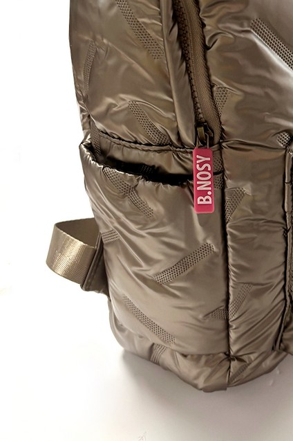 B.nosy metallic Backpack bronze