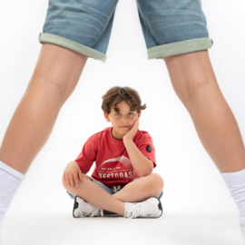 No Way Monday t-shirt loose fit old pink