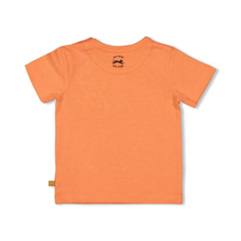 Feetje t-shirt neon oranje Checkmate