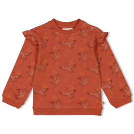 Feetje sweatjurk aop Winter Nomad