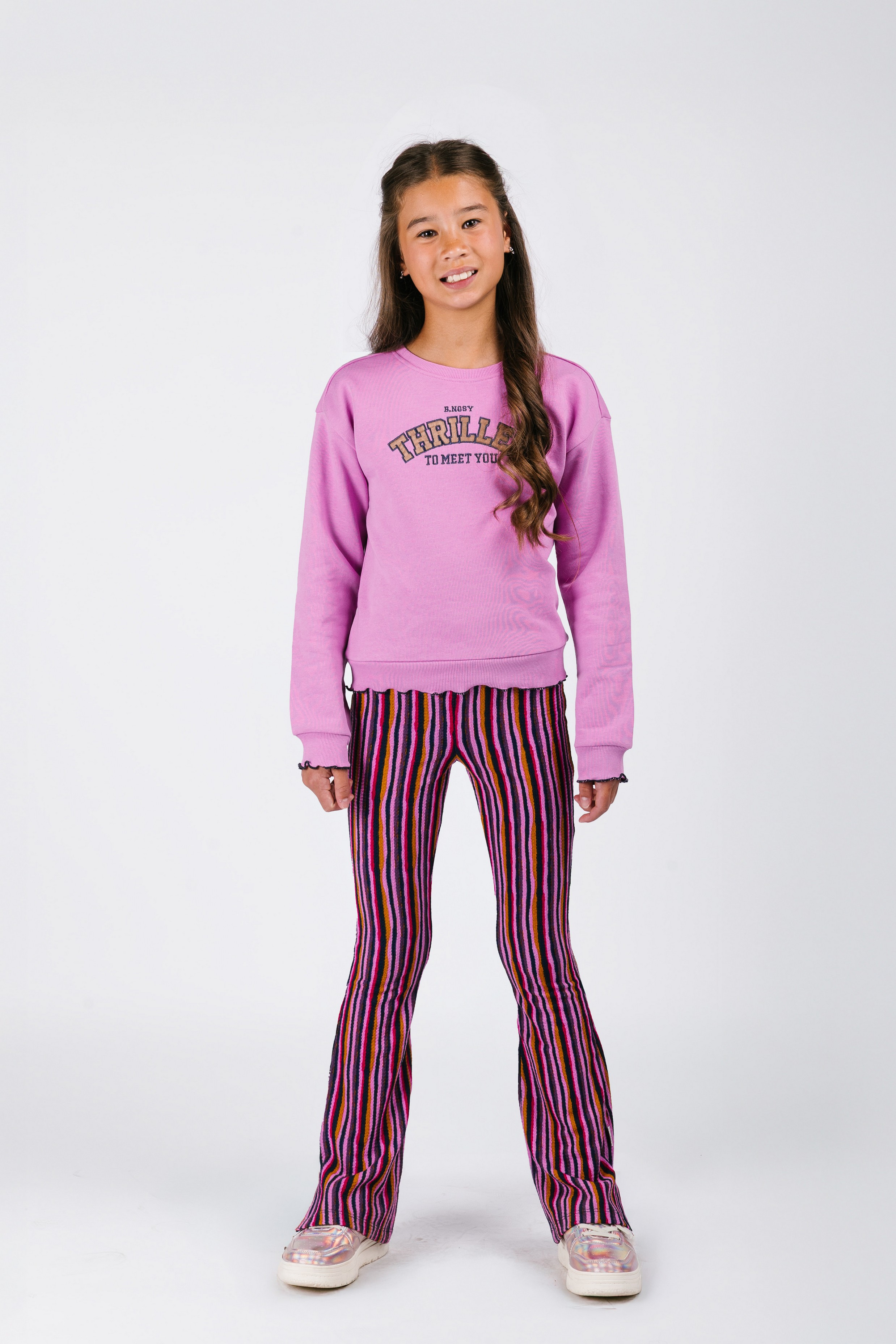 B.nosy girls Pepper printed flared pants